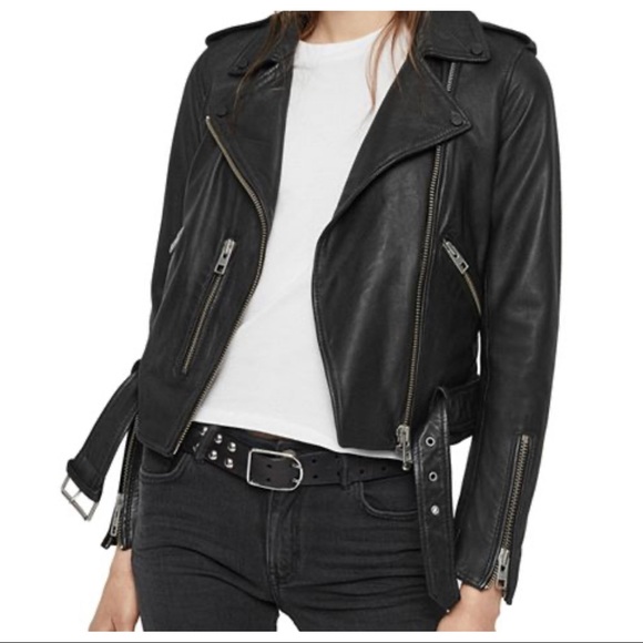 ✨LAST✨Faux Leather Zipper Moto Biker Jacket - Picture 4 of 8